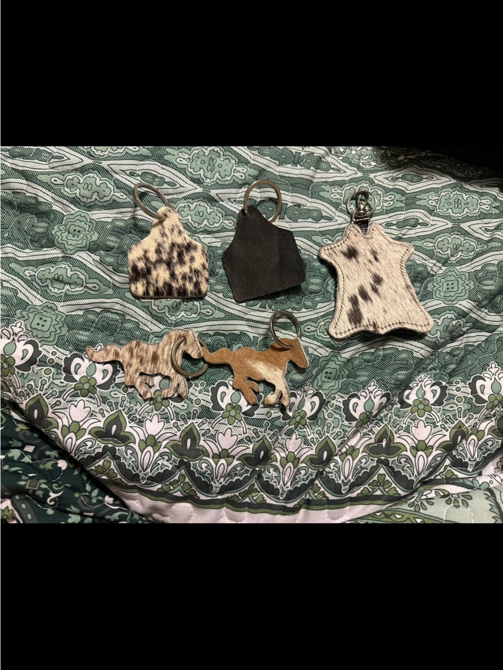 Cowhide Keychains - Picture 2 of 2